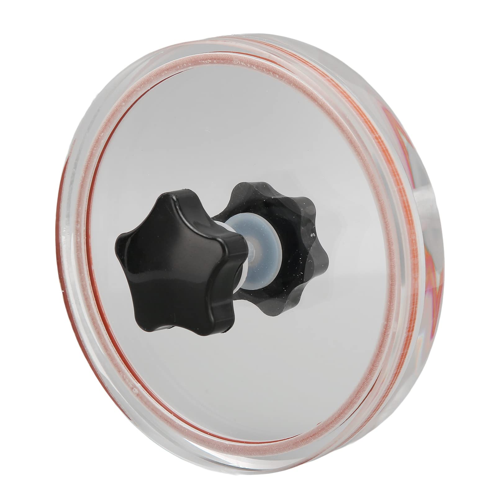 Focket Record Clean Label Saver, Record Cleaner Saver Waterproof Label Saver Record Cleaner Clamp Record Cleaning Kit Record Label Saver Fits 12inch LP (Red)