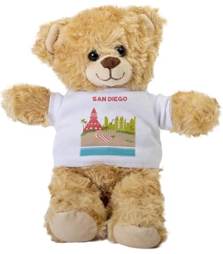 Amazon.com: SpreadPassion San Francisco Teddy Bear, Gift Stuffed
