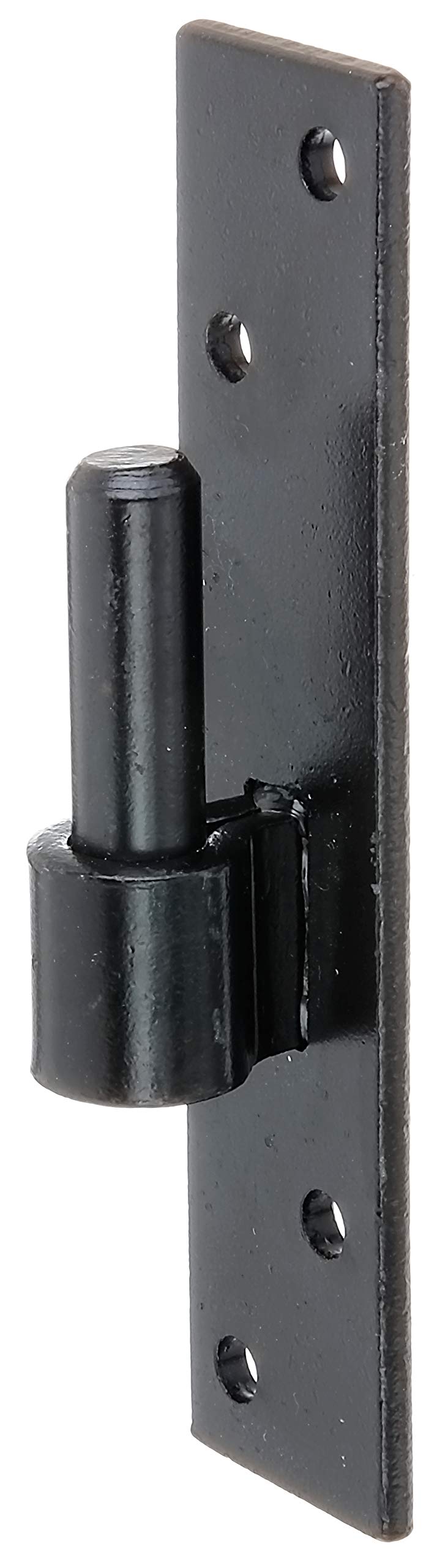 Hinge Pin on Plate with DI Hook Dorn 16 mm / 180 x 40 mm / 1 STK. schwarzer Tauchlack