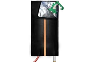 JEYEOU Outdoor Faucet Cover for RV Park & Yard Hydrant 35"x15" Waterproof Extended Spigot Insulated Water Faucet Cover Large Freeze and Heat Protector for Winter Outside Garden Lawn Backflow Sprinkler System