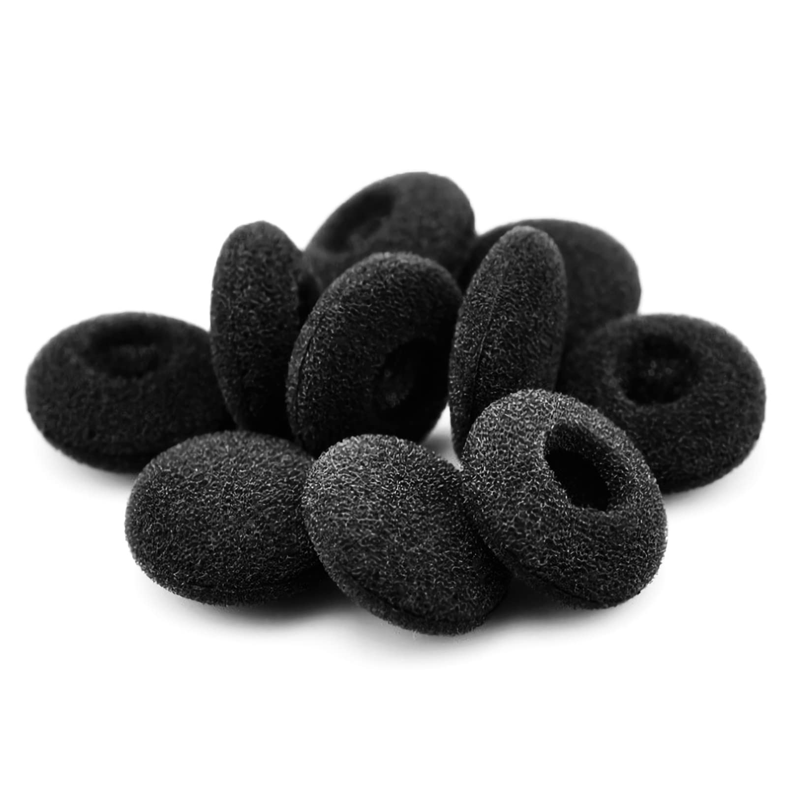 40 PACK TesRank Replacement Ear pads Foam Sponge Ear Cushions for Earphones, Black