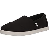 Toms Men's Alpargata Recycled Cotton Canvas, Black