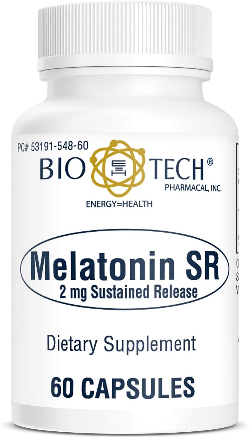 Amazon Com Bio Tech Pharmacal Melatonin Sr 2mg Health Personal Care