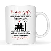 MAUAG To My Wife Coffee Mug, Valentine's Day And Birthday Gift for Wife Women from Husband White, 11 Oz