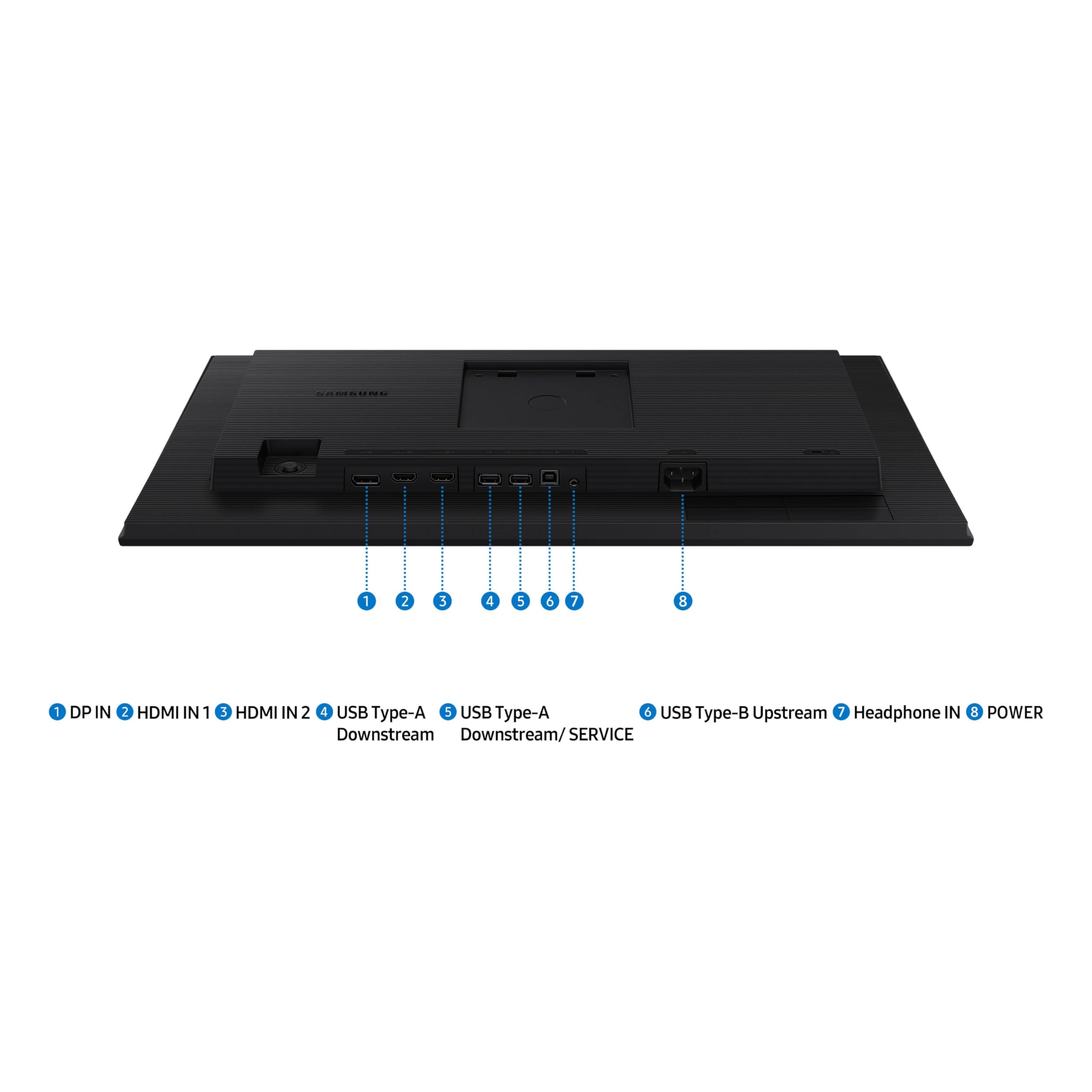 Monitor empresarial Samsung sin bordes de 24" (S40GD) con panel IPS, frecuencia de actualización de 100 Hz, modo de protección ocular, diseño ergonómico, modo de imagen de juego, LS24D402GANXGO, 3 años de garantía