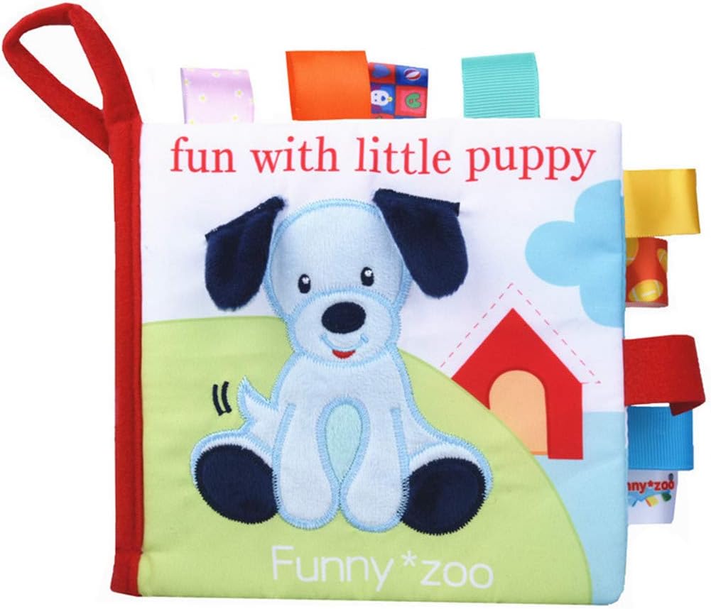Amazon Co Jp 布絵本 知育玩具 布えほん 赤ちゃん おもちゃ カラフル ソフトブック 早期教育 子供 動物 洗濯できる B 車 バイク