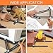 KEGOUU Multi Angle Measuring Ruler, Premium Aluminum Alloy Ultimate Marking Template Tool/Woodworking Tool for Craftsmen Builders DIY-ers (4 Sides, Black)