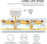 EXTRASTAR 2 Way Extension Lead 13A 250V UK Plug 5M White Power Strip view 3