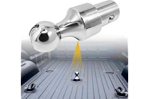 LoftMarte 60629 Puck System Gooseneck Hitch Ball 2-5/16-Inch Ball Compatible with Ford F250 F350 F450 2013-2021 Chevrolet Silverado 2016-2020 Ram 2500 3500 GMC Sierra Titan XD, 30000lbs GTW/7500 lbs