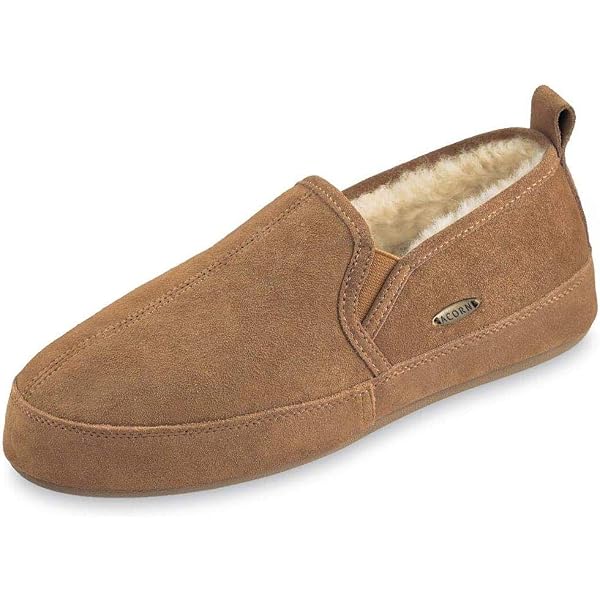 Old Friend Romeo Uomo: Ciabatte Pelle Di Pecora Marroni (421205) Larga 2E - NUOVE