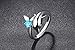 BAMOER New Arrival 925 Sterling Silver Christmas Gifts Jumping Dolphins Blue Love Engagement Ring for Women Gifts