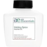 Holiday Spice Aroma Oil, Festive Essential Oil Blend for Diffusers & Scent Machines, Floral, Cinnamon & Fruit Notes, Warm Holiday Fragrance, Cold-Air Compatible, 100mL