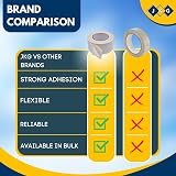JKG Strong Double Sided Tape 48mm x 10m Heavy Duty White view 8
