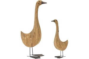 MELROSE INTL. Melrose 85410 Goose Figurine, Set of 2