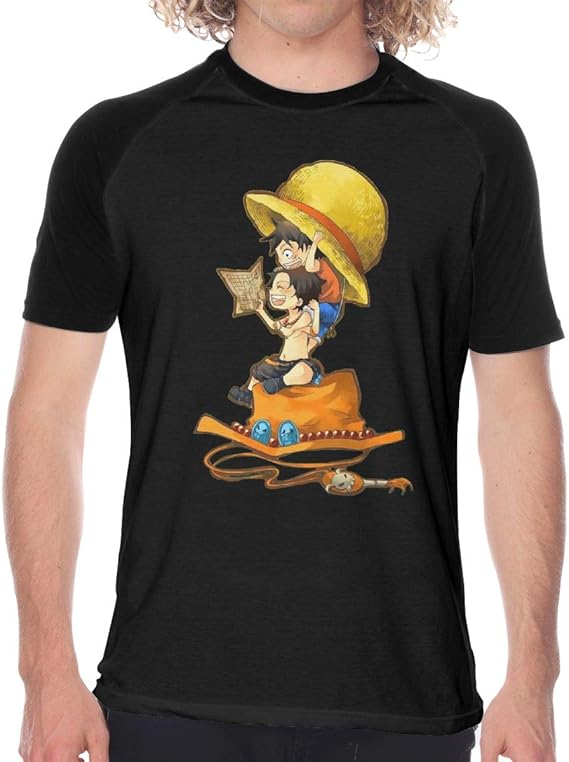 Amazon Co Jp Tシャツドライ吸汗速乾 ワンピースop One Piece 1 プリント 半袖シャツ メンズ T Shirt 服 ファッション小物