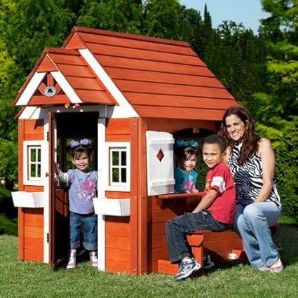 Amazon Com Backyard Discovery Winchester Playhouse Toys Games