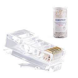 W-NECTOUN Cat5e RJ45 Connectors,100-PACK Cat5