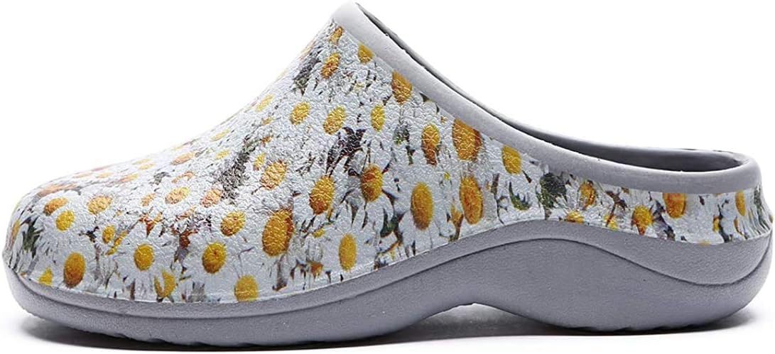 Womens Comfortable Slip On Garden Clogs Shoes