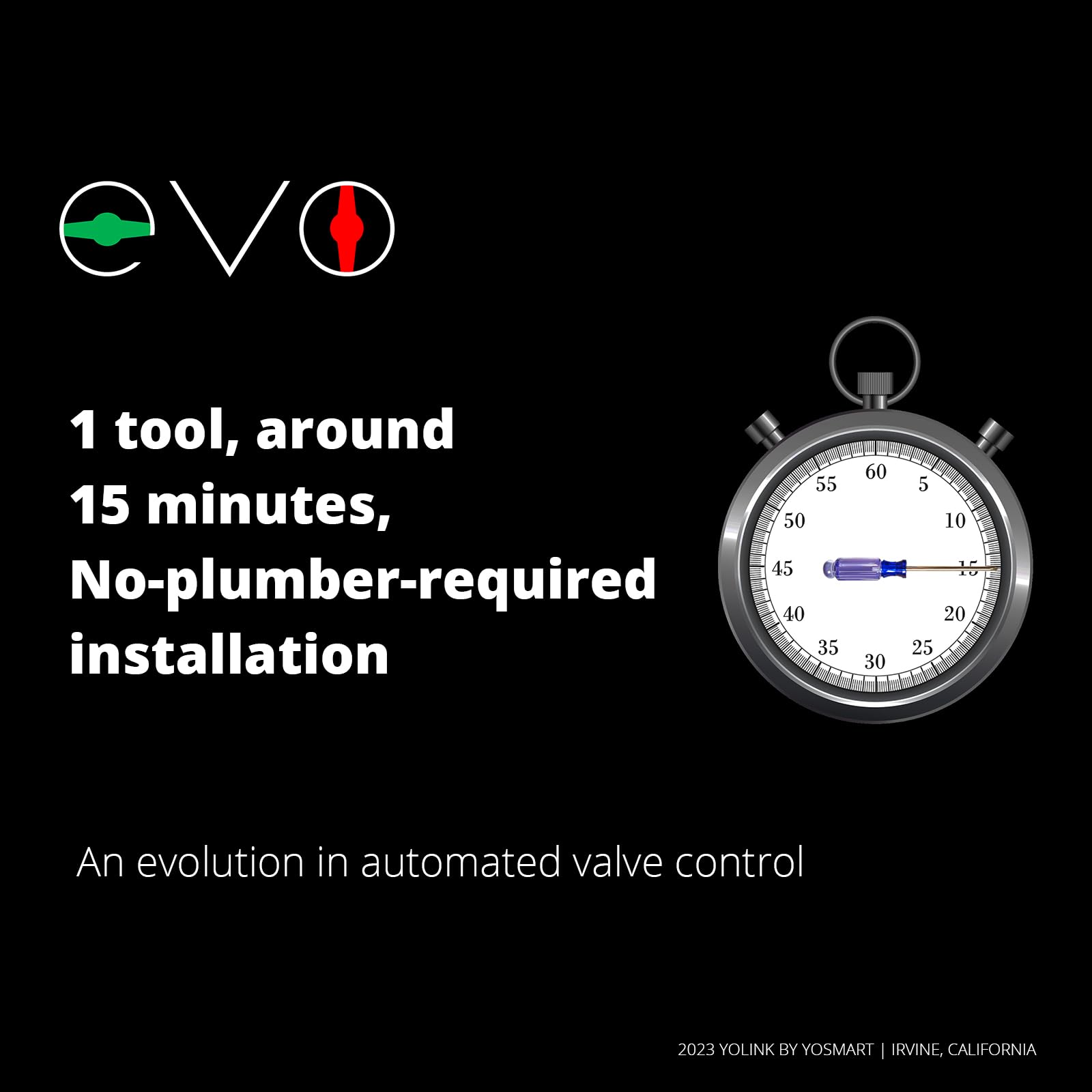 Plumber Remote Mua YoLink Smart Water Valve Controller, with Valve Operator, Easy No ...