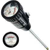 2-in-1 Soil PH Meter Digital Soil pH Moisture Sensor Meter | 295mm Long Electrode Ph Checker and Humidity Test Gardening Tool Kits for Plant, Indoor &amp; Outdoor Plants, Garden, Lawn, Farm