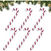 Alminionary 6pcs Inflatable Candy Canes Large Candy Sticks with Red and White Stripes, Candy Canes Balloons for Xmas Indoor Outdoor Holiday Yard Decor,Gifts,Party Favors