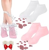 Women Moisturizing Foot Mask Exfoliating Silicone Socks Dry Cracked view 1