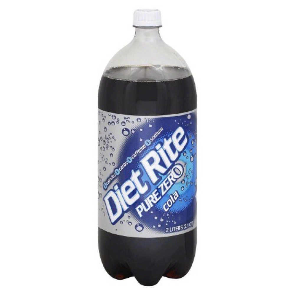 Diet Rite Pure Zero Cola, 2Liter Bottle (Pack of 6) Buy Online in