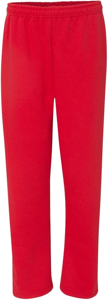Gildan Men's Fleece Open Bottom Pocketed Pant at  Men’s Clothing store