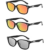 AEANU Polarized Sunglasses for Teens – UV400,Color Mirror Lenses,Matte Frame for Small Faces,Cycling & Outdoor