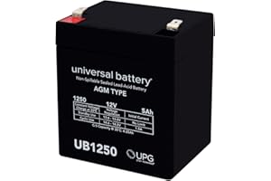UNIVERSAL POWER GROUP Universal UB1250 D5741 SLA Battery 12V/ 5AH .187 Tt