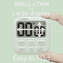 dretec Digital Timer Kitchen Timer Large LCD