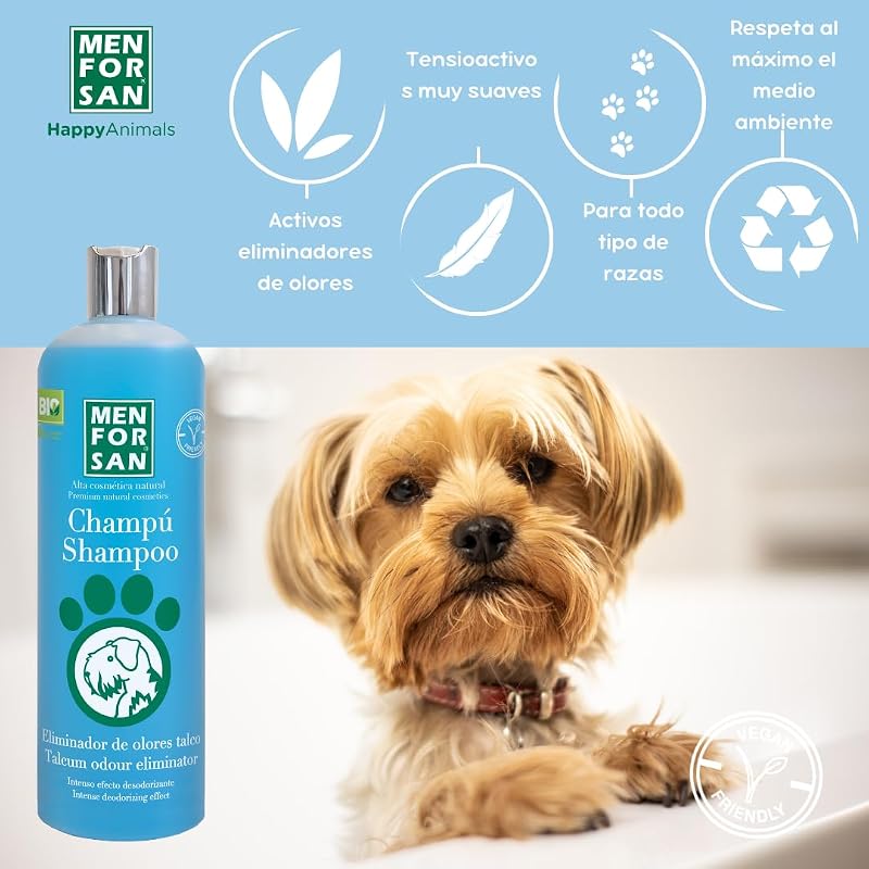 Odour Eliminating Shampoo per Cani, 1L, Elimina i Cattivi Odori dal Pelo