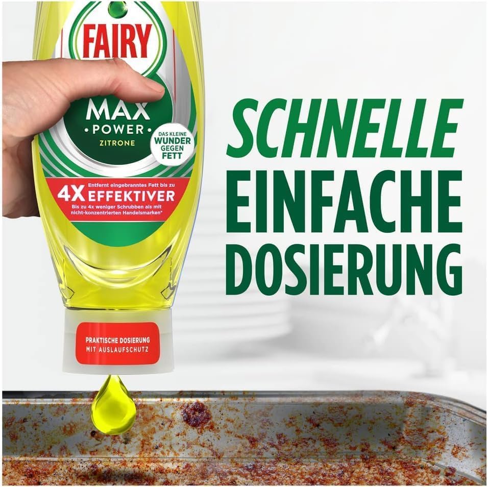 Fairy Max Power Spülmittel Zitrone, 8x545 ml 2