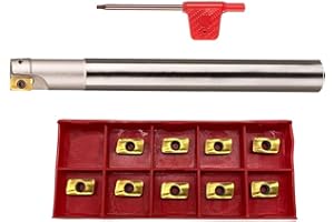 LAHDYFHOE 90 Degrees BAP 300R Square Shoulder Indexable End Mill Face Milling Arbor End Milling Shell Cutter APMT1135 Miilling Insert(300R+APMT1135)