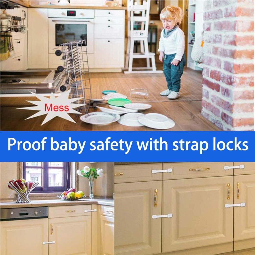 Four Armoires Bebe De Securite Verrouillage 6 Bloque Porte Bebe Verrouillage Securite Super Sticky Reglable Aucun Percage Requis Pour Bebe Et Enfants Sur Placard Tiroirs Bloque Placards Et Loquets Bebe Puericulture