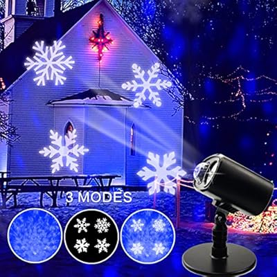 Luz de proyector LED de Navidad, paisaje al aire libre a prueba de ...