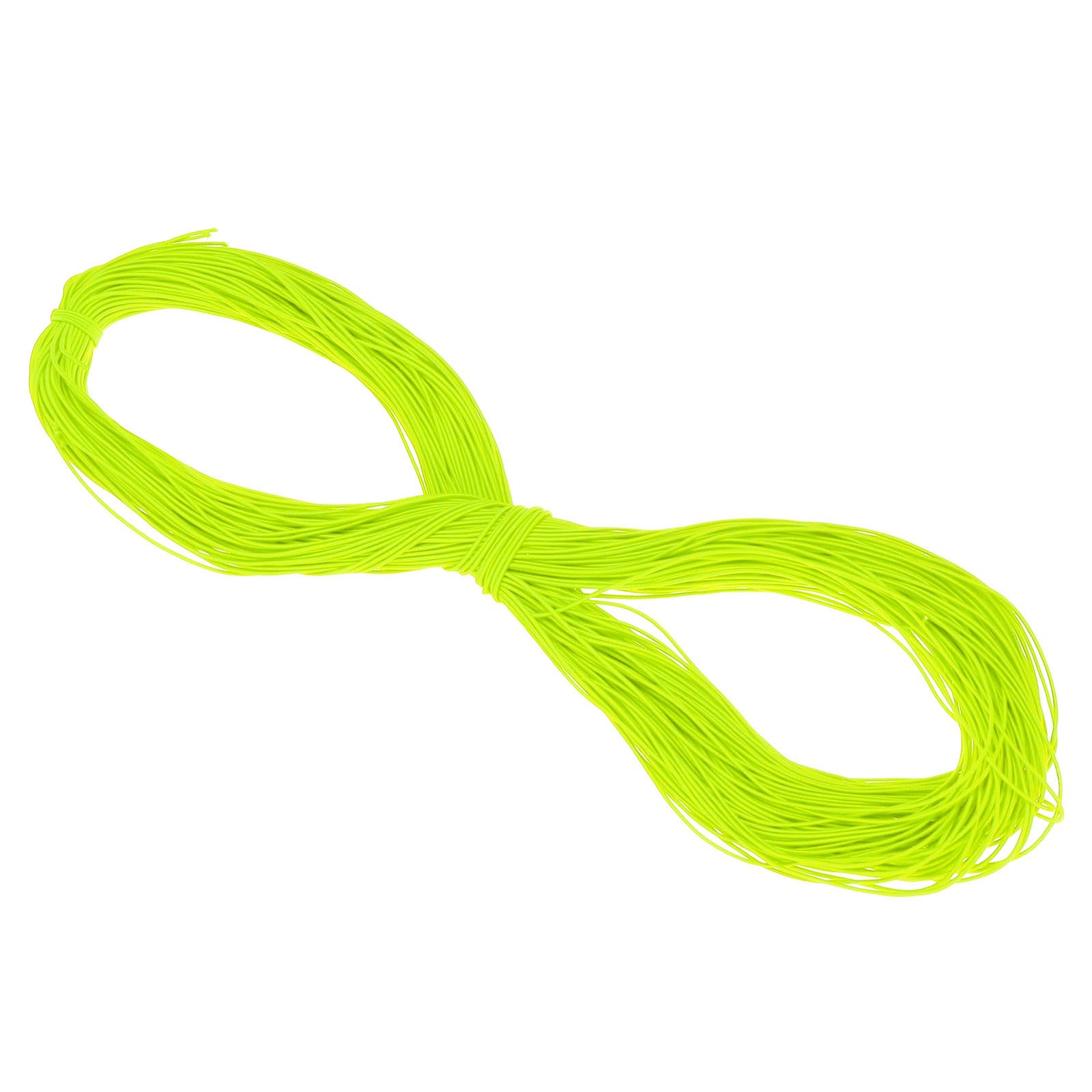 PATIKIL 109 Yards(100m) Bungee Cord Elastic Cord Heavy Stretch String Rope 1.5mm Fluorescent Yellow for Crafting DIY Sewing Hook Straps Camping Tie Down Strap