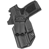 Tulster IWB Profile+ Kydex Holster in Left Hand fits: FN Reflex | Optic Compatible Inside The Waistband Appendix Concealed Carry