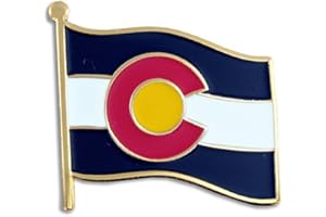 PinMart US State Flag Enamel Lapel Pin