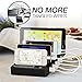Coffeesoft 8-Port Charge Station - Multiport USB Charging Dock for Any Smartphone or Tablet – 50 W Desktop Charging Stand Organizer for Multiple Devices Home & Trips