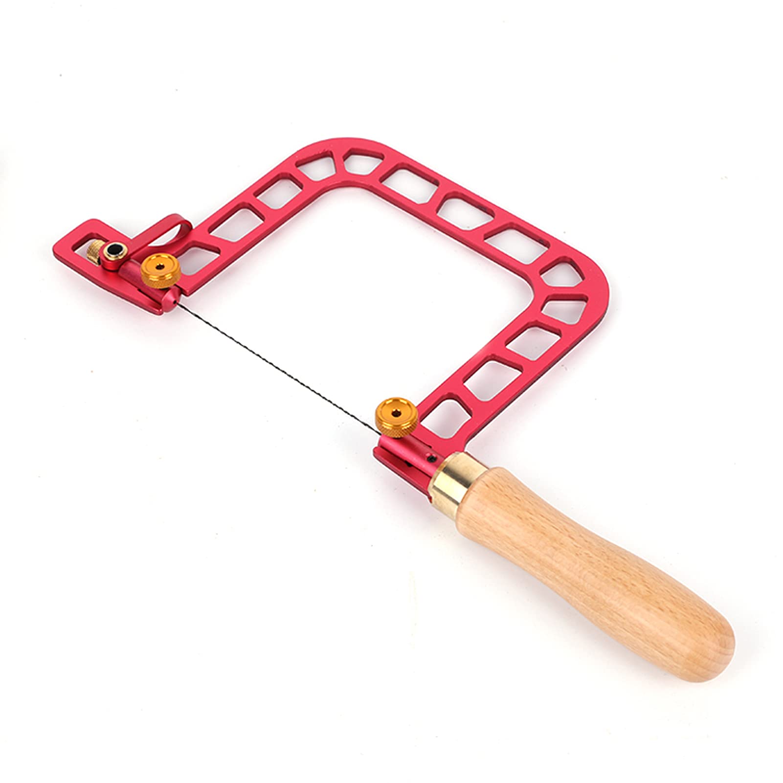 Coping Saw, 3 inch Multifunctional Woodworker Fret Saw, Plastic Wood U-Wire Hand Saw Wire Pull Jig, for Cutting Wood Metal Saw Jewelry Making Tool