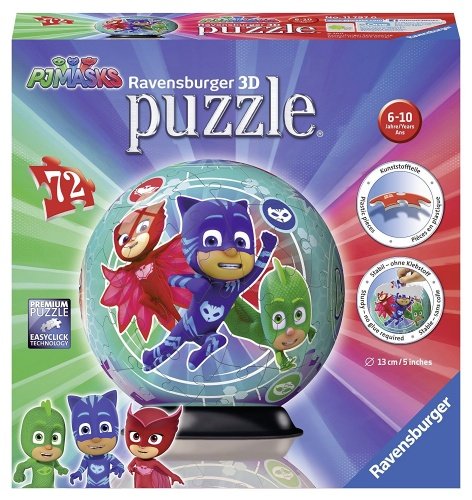 Ravensburger PUZZELBAL PJ MASKS 72ST - VARI