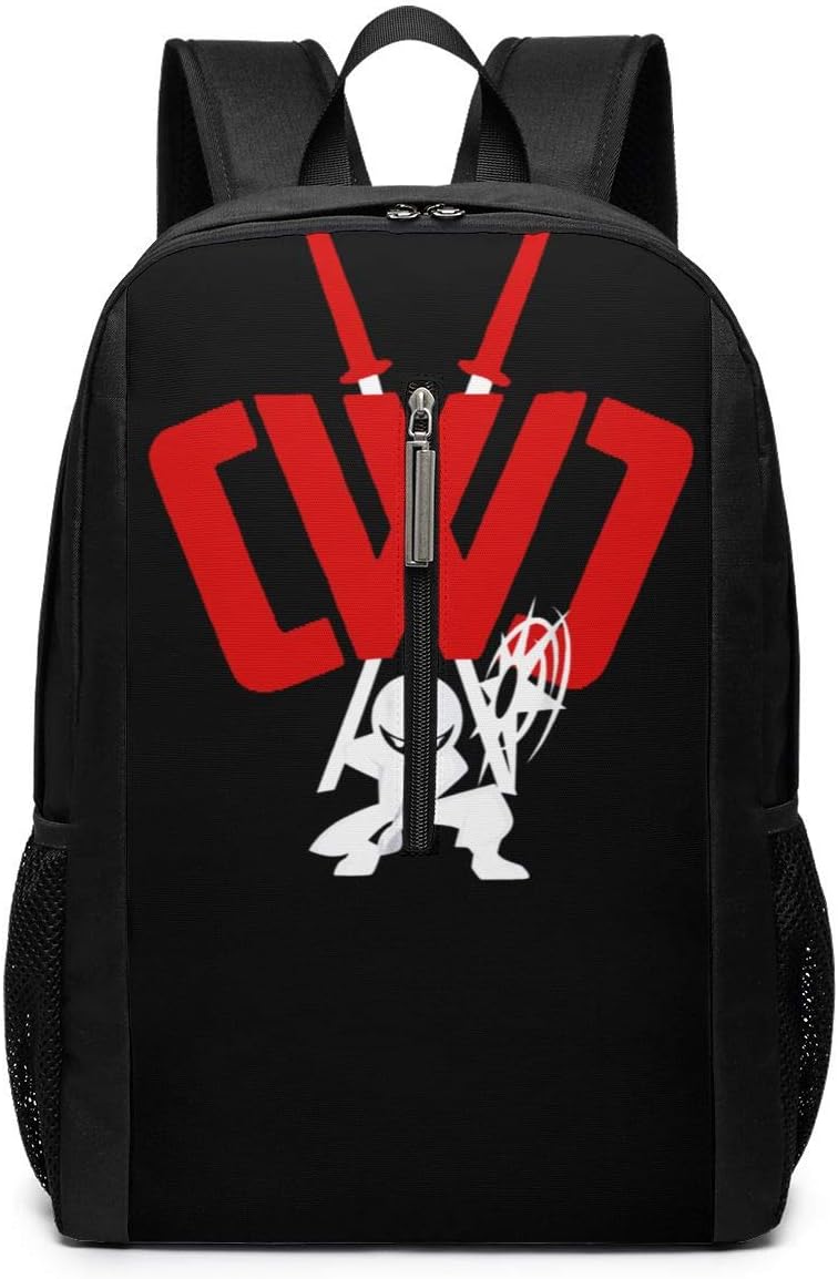 Widel CWC Chad Wild Clay Ninja Unisex 17 Inch Backpack Large Computer Rucksack Schoolbag Casual Daypack For Business/College/Women/Travel