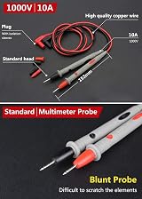 Dolaso 1 Pair Multimeter Test Leads 1M CAT III 1000V 10A 18AWG view 3