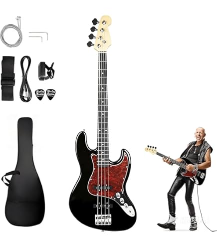 Warwick Rockbass Vampyre 4 cordas, acabamento polido preto