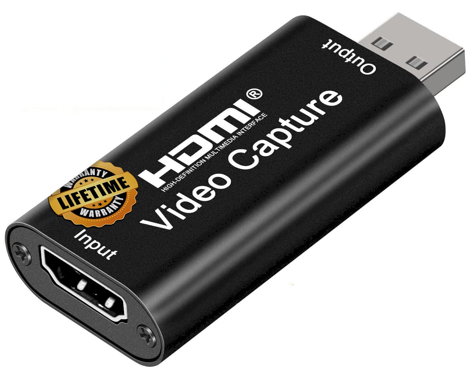 AXHDCAP 4K HDMI Video Capture Card, Cam Link Card Game Audio Adapter HDMI to USB 2.0 Record Capture Device for Streaming, Live Broadcasting, Video Conference, Teaching, Gaming