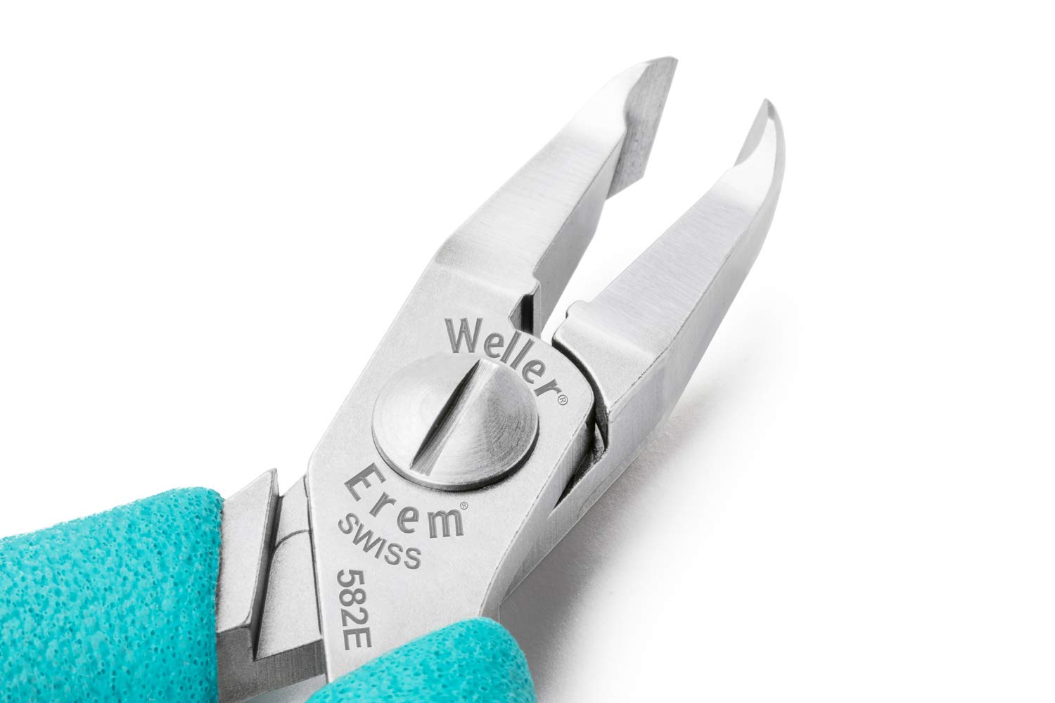 Best Price Square PLIER, ESD, 115MM 582E By EREM, Turquoise - Image 3