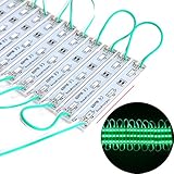ChiChinLighting® Green 100pcs (20pcs x 5packs) Samsung 5630 SMD 3p LED Module Waterproof Super Bright LED Modules Sign LED Light 12V Green LED Modules