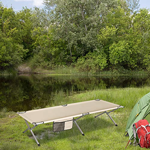 Homevibes Big Size 823019in Camping Bed,Folding Lightweight Bed