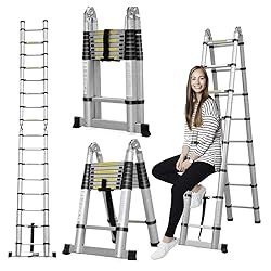 Aluminum Telescoping Telescopic Ladder 5M/16.5Ft A